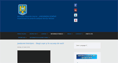 Desktop Screenshot of jandarmeriabistrita.ro